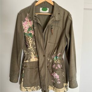 Anthropology Beaded Jacket Sz M